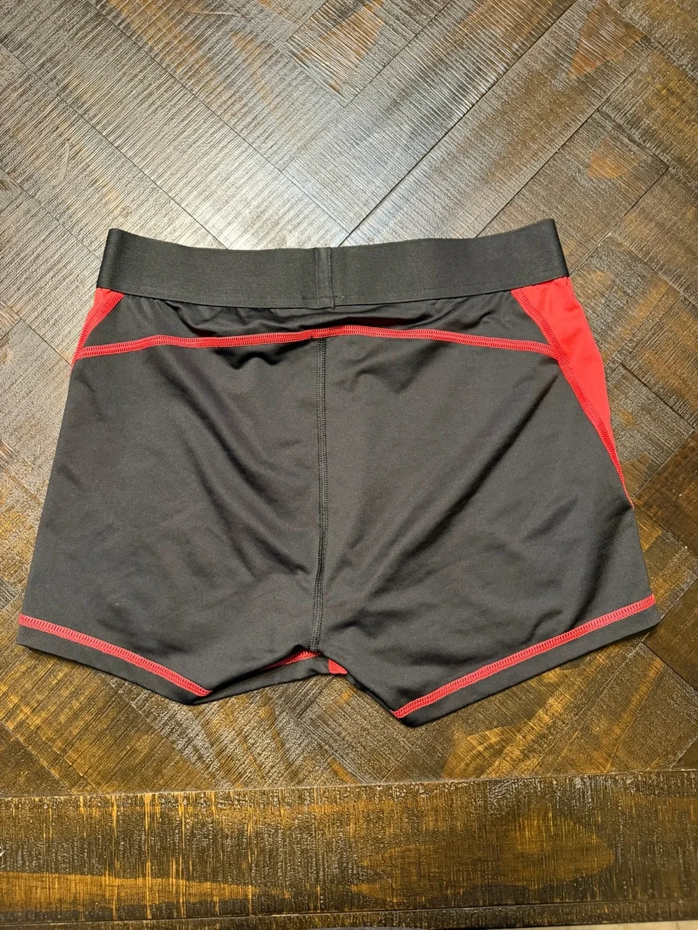 Victoria's Secret Red and Black Athletic Shorts Size M